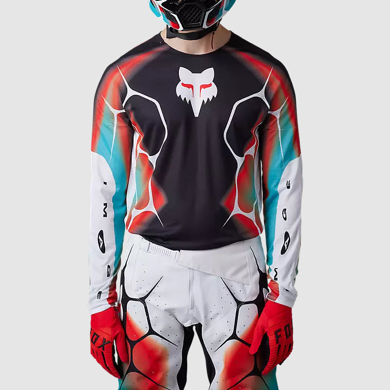 Polera Moto 360 Syz Negro/Blanco/Rojo Fox - Rideshop