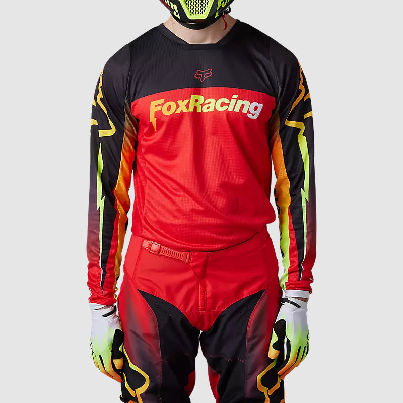 Polera Moto 180 Statk Rojo Fox - Rideshop