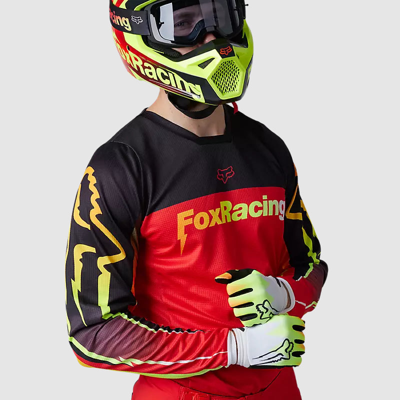 Polera Moto 180 Statk Rojo Fox - Rideshop