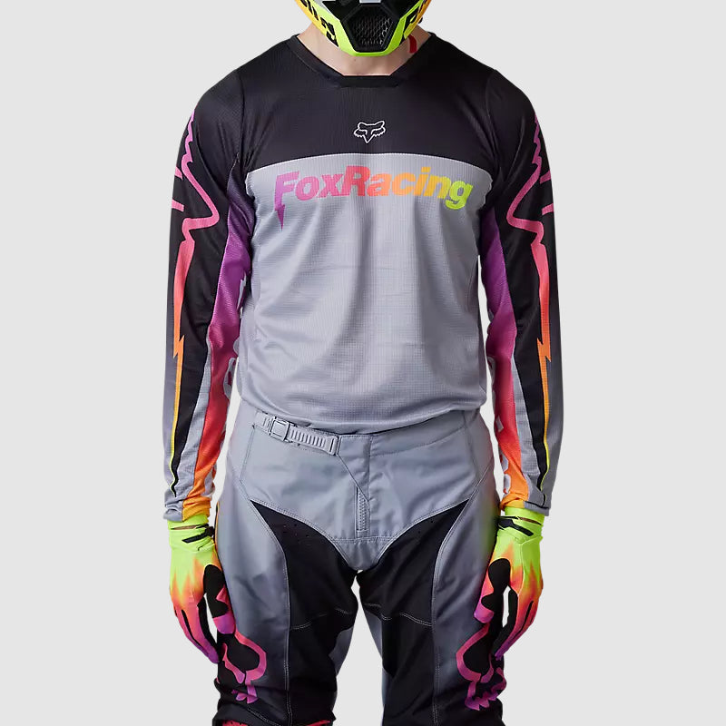 Polera Moto 180 Statk Gris Fox - Rideshop