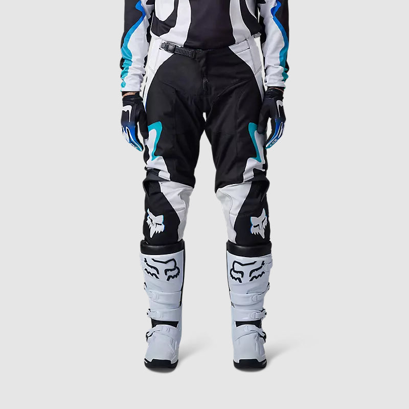 FOX Pantalon Moto 180 Kozmik Negro/Blanco - Rideshop
