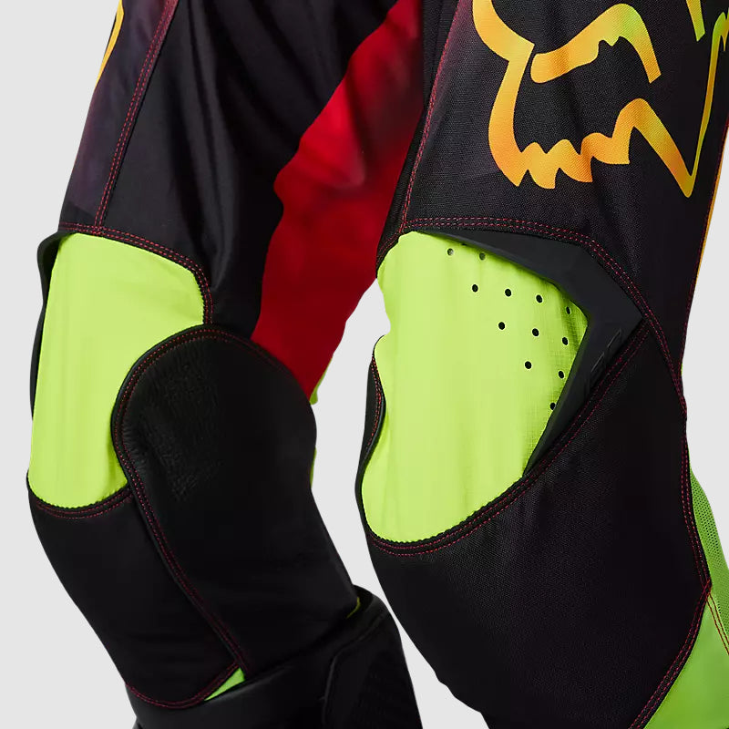 FOX Pantalon Moto 180 Statk Rojo/Negro/Verde - Rideshop