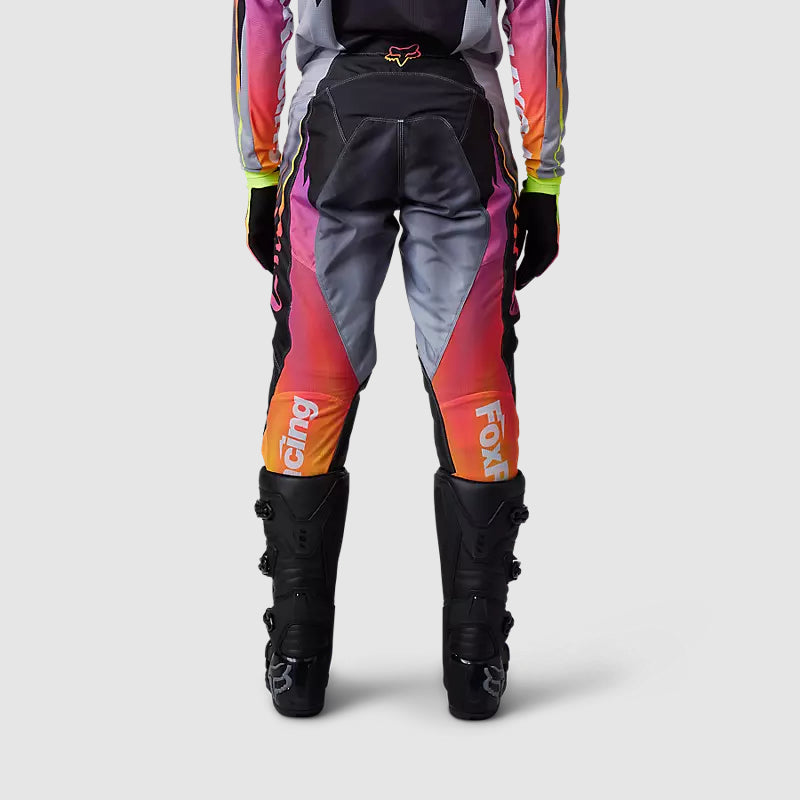 FOX Pantalon Moto 180 Statk Gris/Negro/Rosado - Rideshop