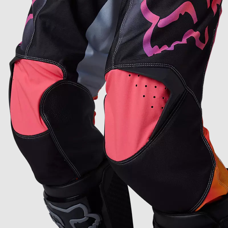 FOX Pantalon Moto 180 Statk Gris/Negro/Rosado - Rideshop