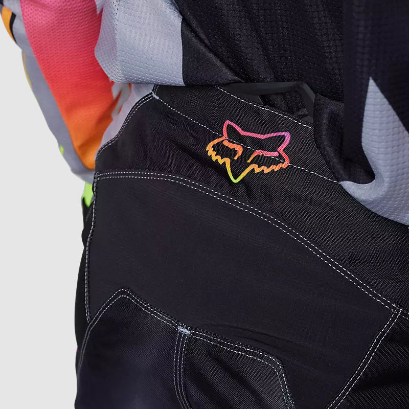 FOX Pantalon Moto 180 Statk Gris/Negro/Rosado - Rideshop