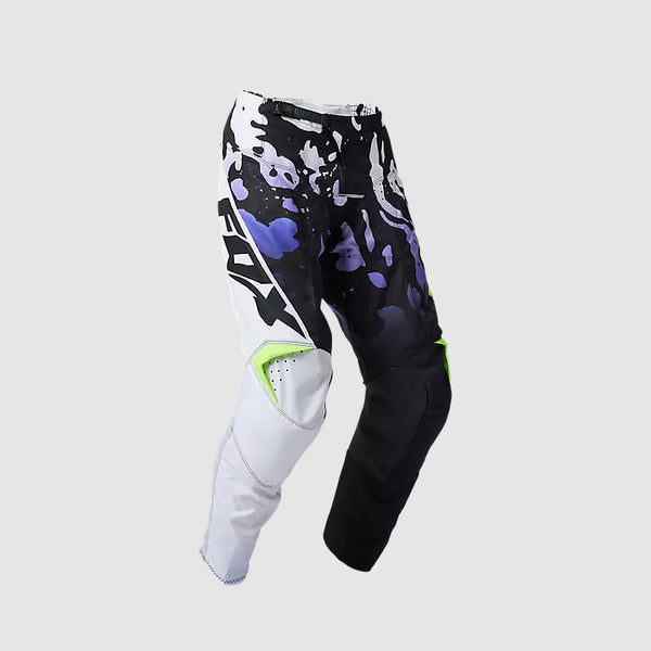 FOX Pantalon Moto 180 Morphic Blanco/Negro - Rideshop