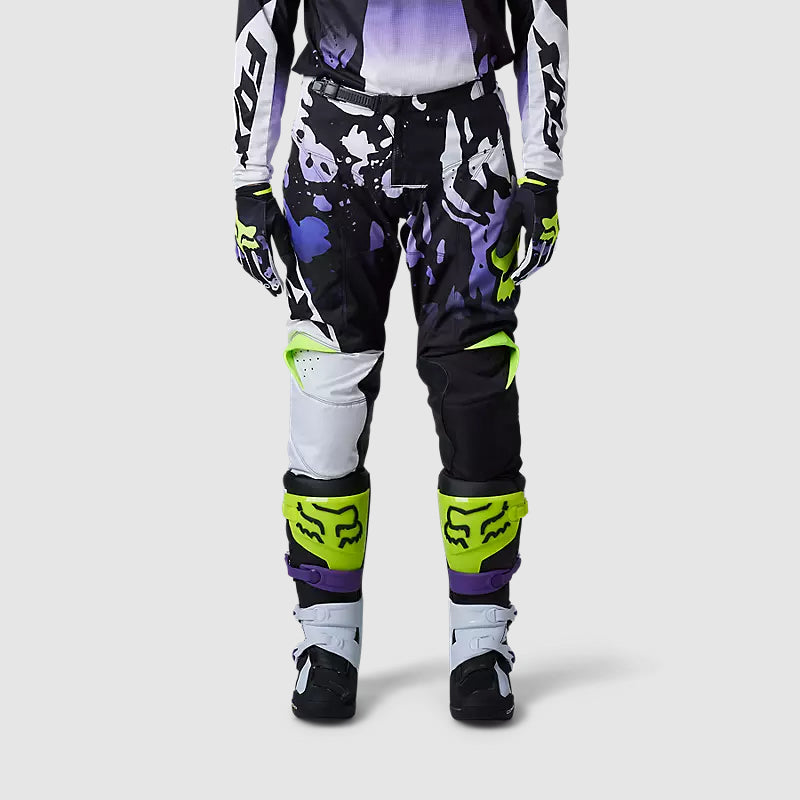 FOX Pantalon Moto 180 Morphic Blanco/Negro - Rideshop