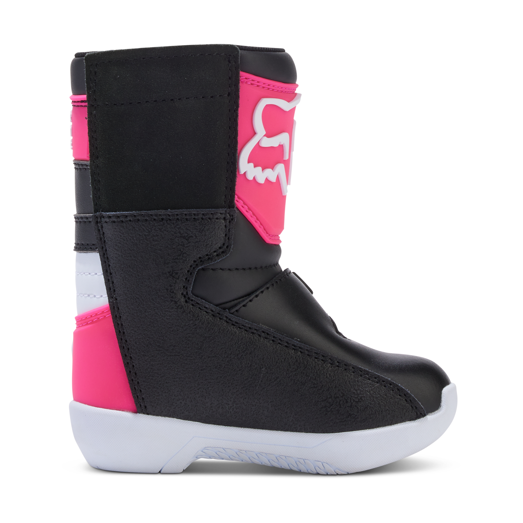 FOX Botas Moto Infantil Comp Negro/Rosado - Rideshop