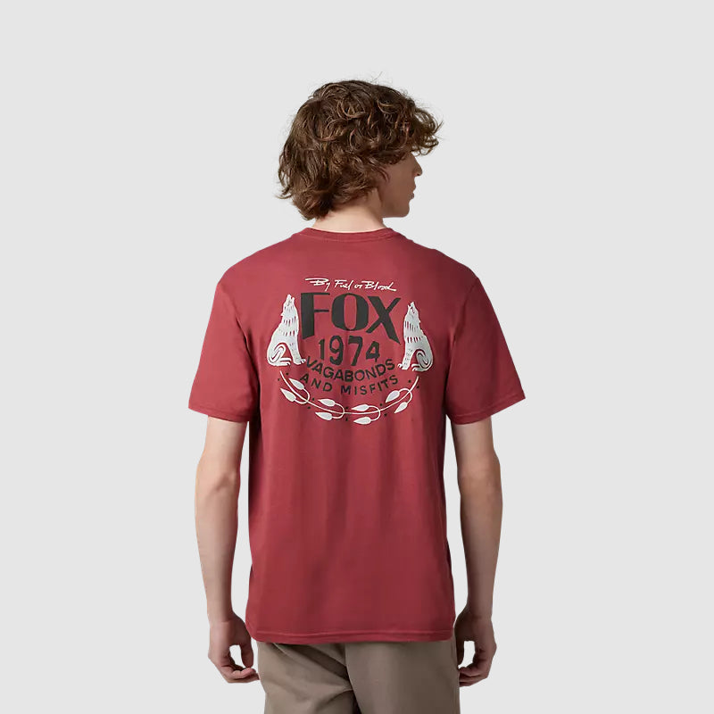 Polera Lifestyle Predominant Rojo Fox - Rideshop