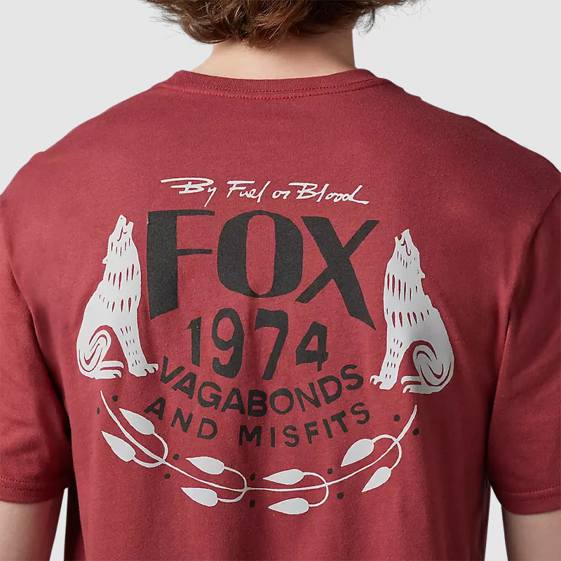 Polera Lifestyle Predominant Rojo Fox - Rideshop