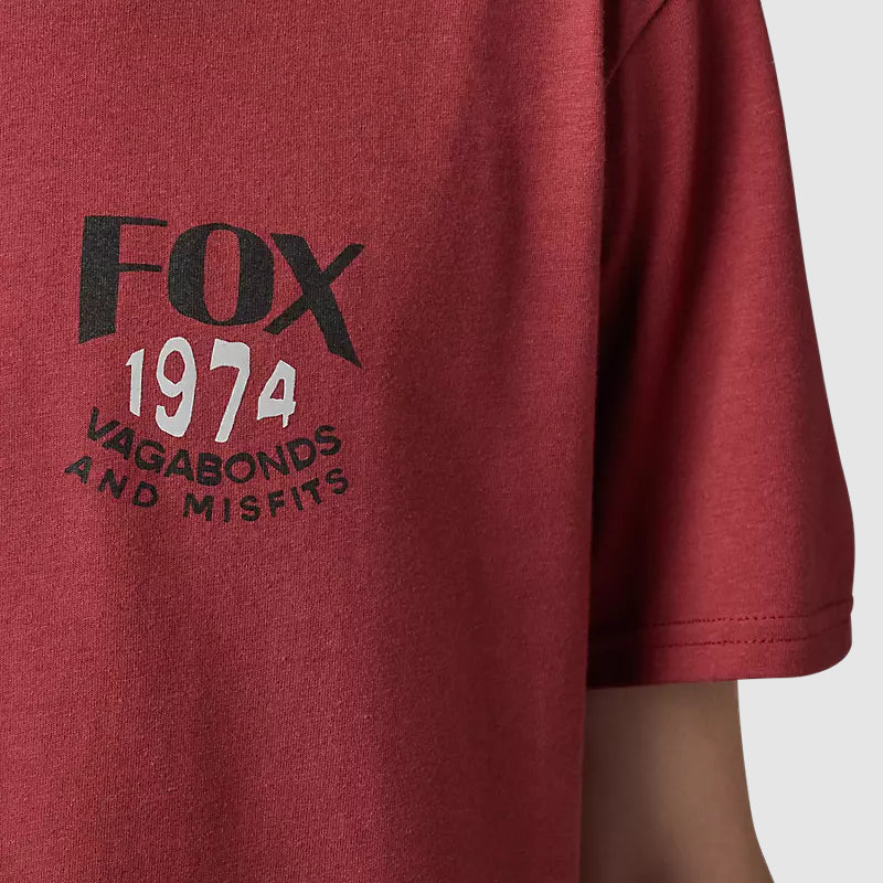 Polera Lifestyle Predominant Rojo Fox - Rideshop