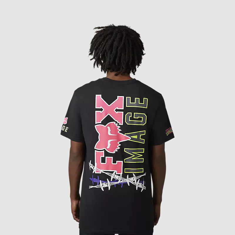 Polera Lifestyle Barb Wire Negro Fox - Rideshop