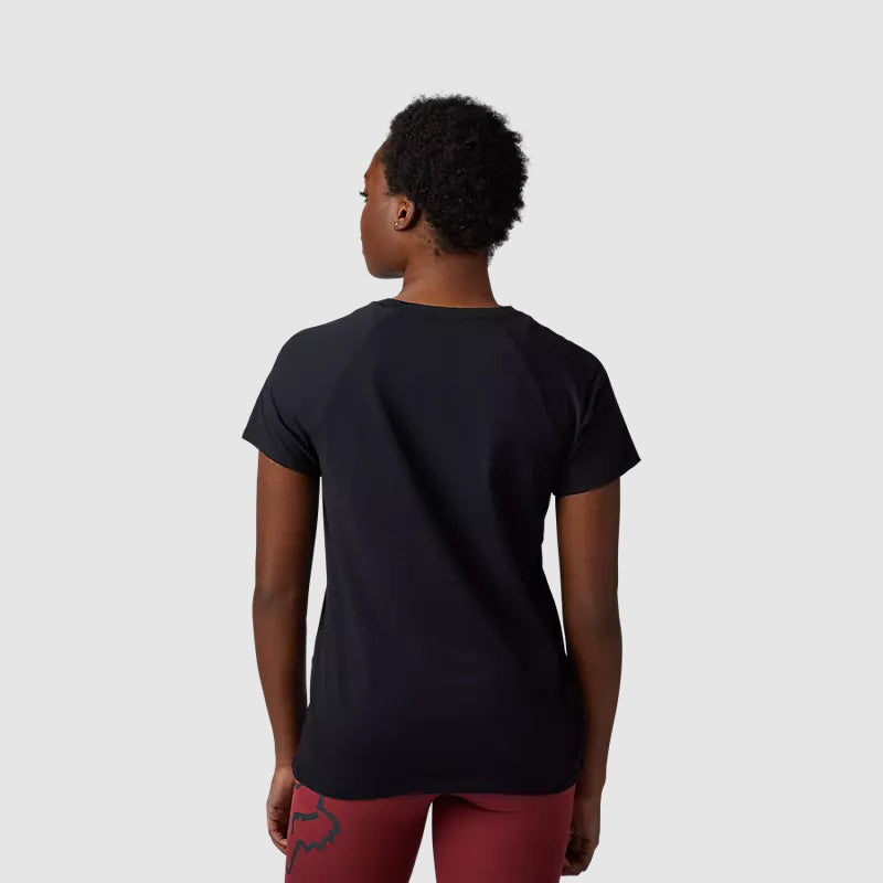 Polera Lifestyle Mujer Level Up Negro Fox - Rideshop