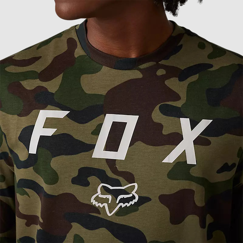 FOX Polera Lifestyle Vzns Manga Larga Camo Verde - Rideshop