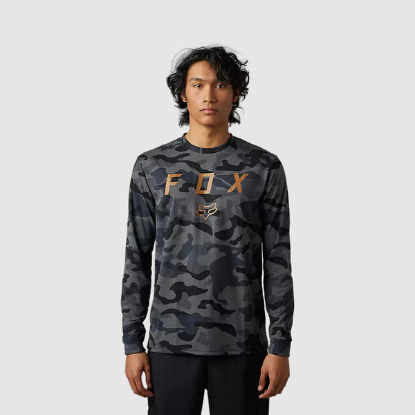 FOX Polera Lifestyle Vzns Manga Larga Camo Negro - Rideshop