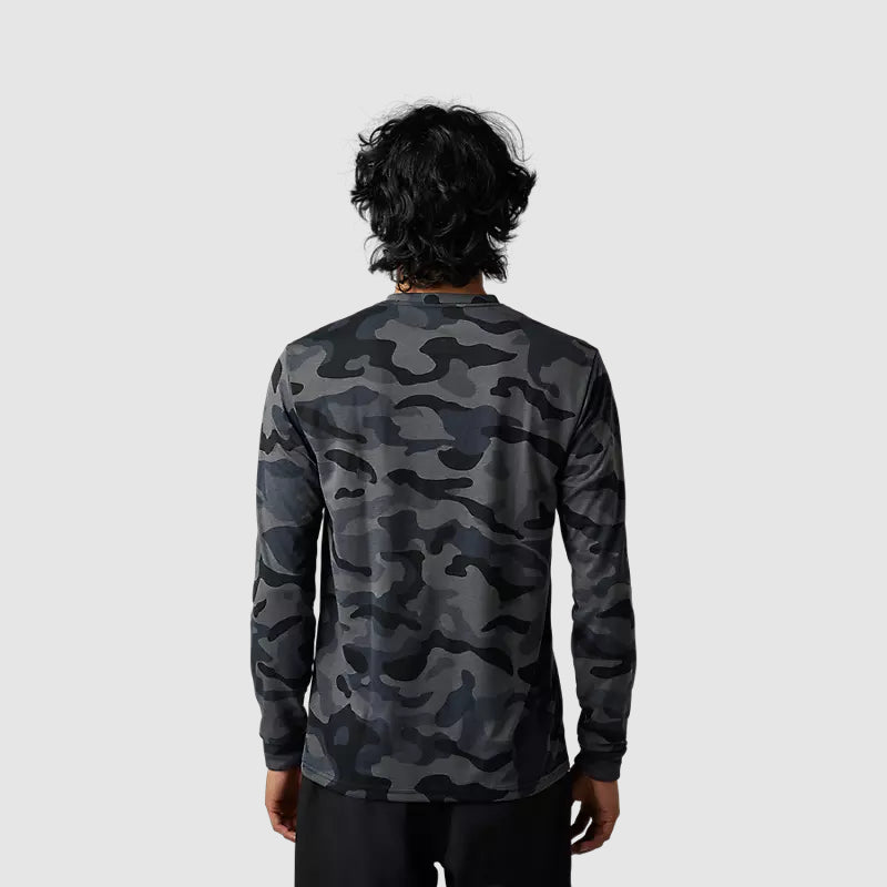 FOX Polera Lifestyle Vzns Manga Larga Camo Negro - Rideshop