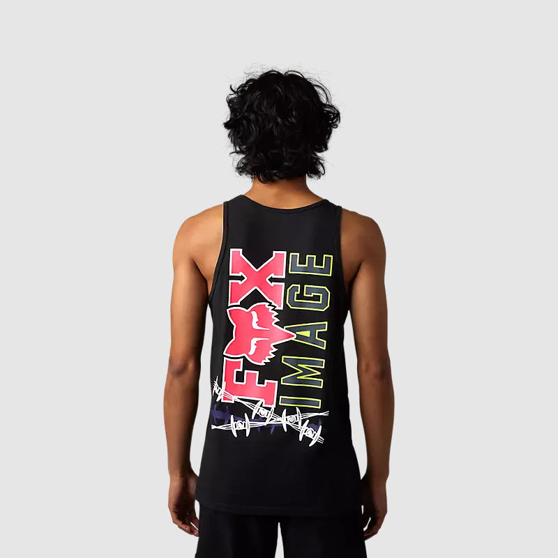 Polera Lifestyle Barbed Wire II Tank Sin Mangas Negro Fox - Rideshop