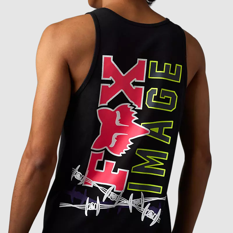 Polera Lifestyle Barbed Wire II Tank Sin Mangas Negro Fox - Rideshop