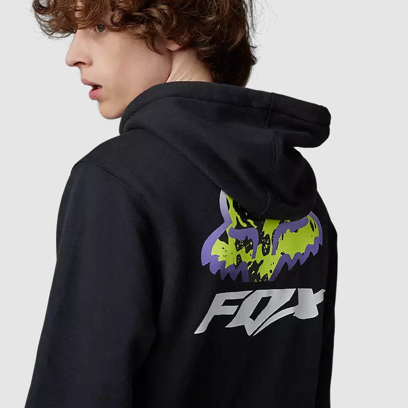 Poleron Lifestyle Morphic Pullover Negro Fox - Rideshop