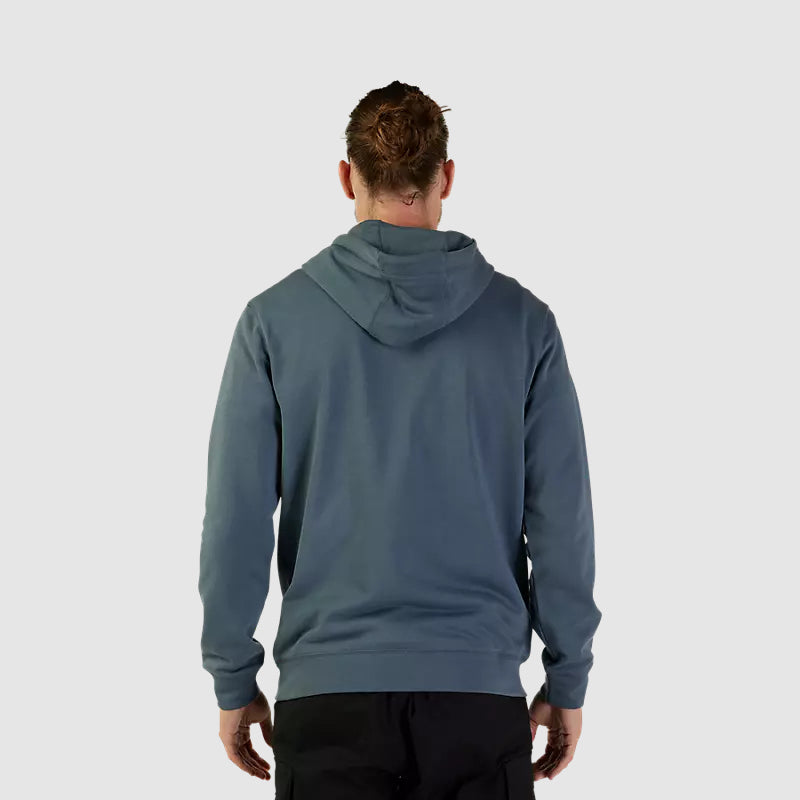 Poleron Lifestyle Canguro Level Up Azul Acero Fox - Rideshop