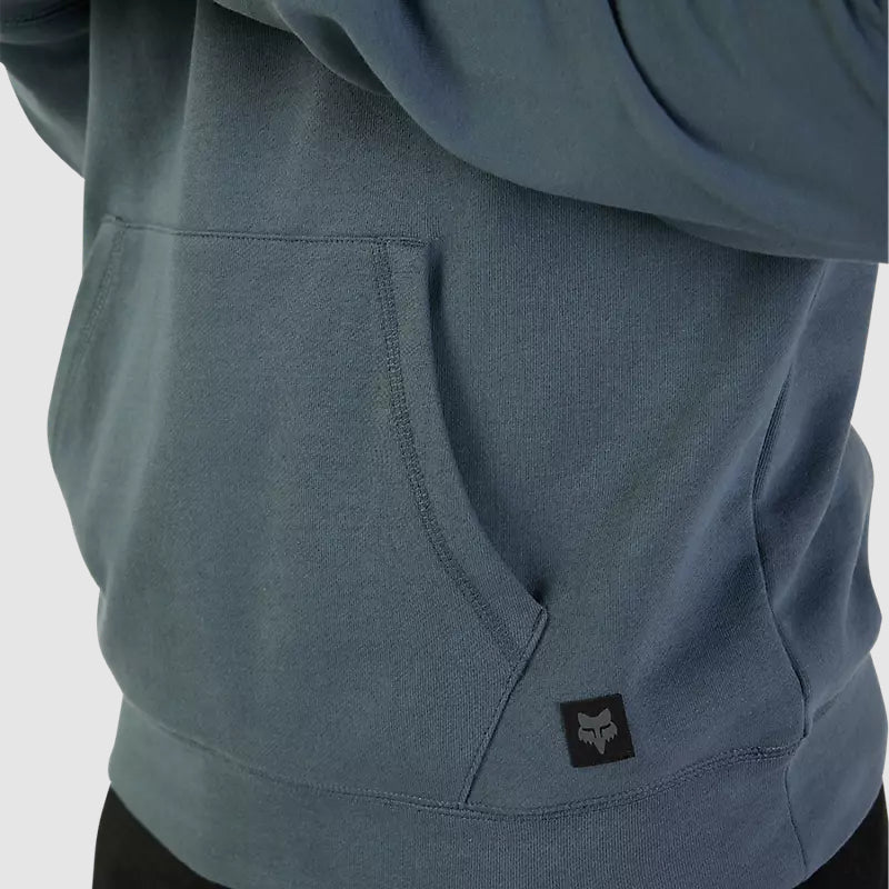 Poleron Lifestyle Canguro Level Up Azul Acero Fox - Rideshop