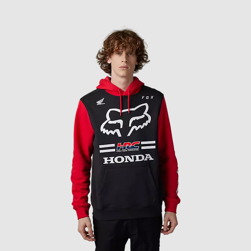 Poleron Lifestyle Canguro Kawasaki Rojo Fox - Rideshop