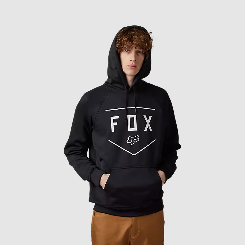 FOX Poleron Lifestyle Pullover Shield con Capucha Negro - Rideshop