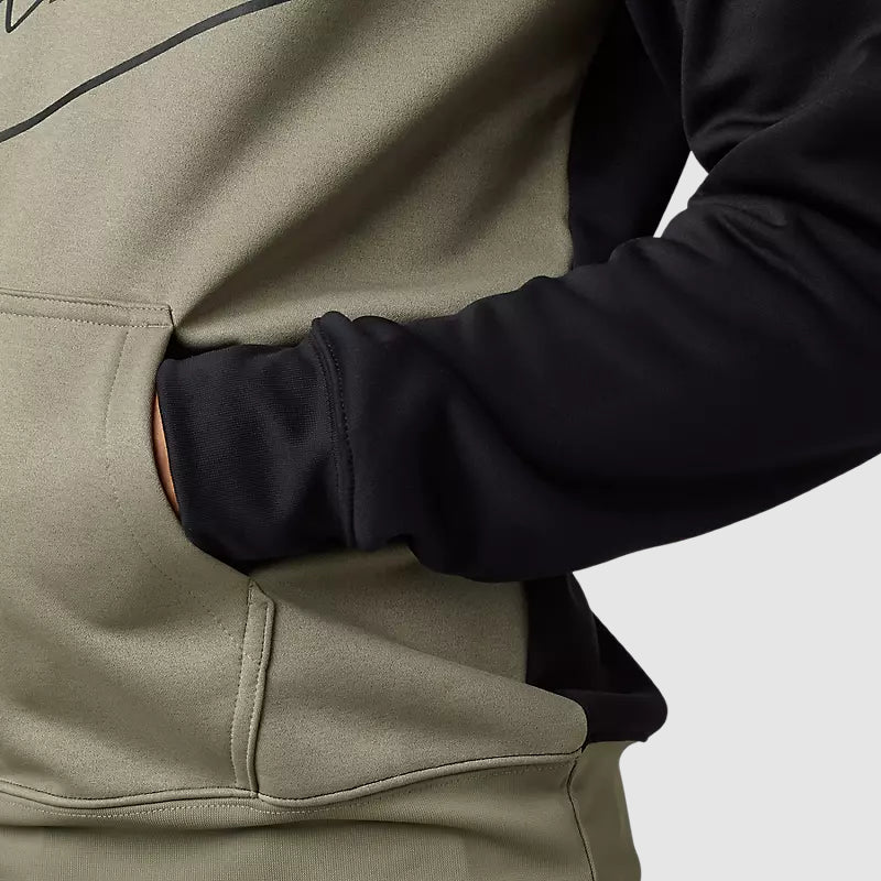 FOX Poleron Lifestyle Pullover Shield con Capucha Negro/Cafe - Rideshop