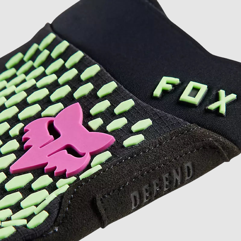 FOX Guantes Bicicleta Defend Race Negro - Rideshop