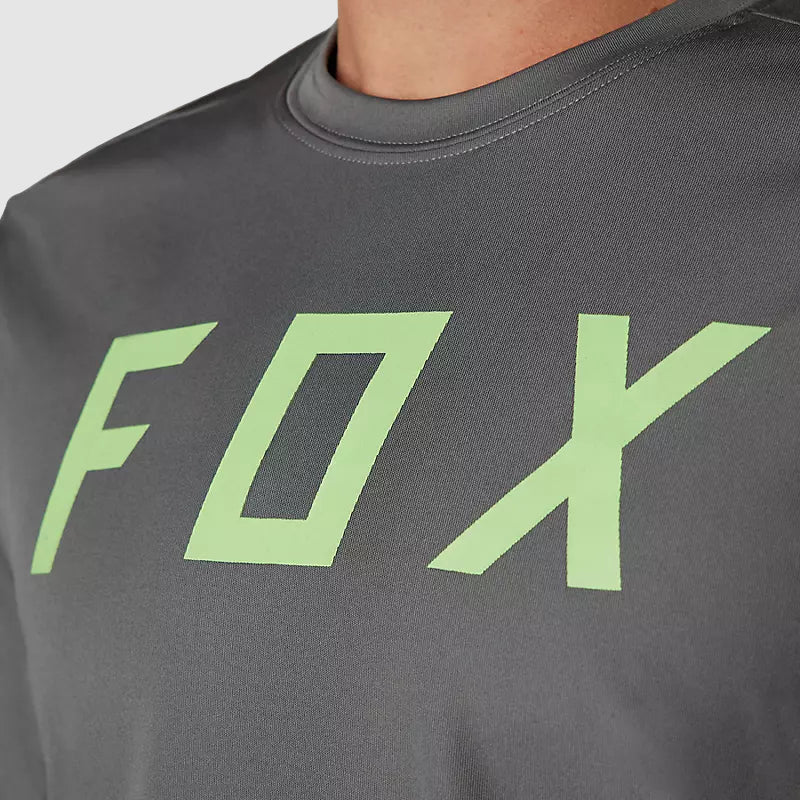 FOX Polera Bicicleta Ranger Moth Race Gris - Rideshop