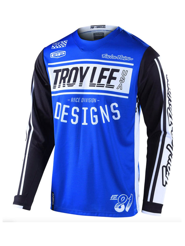 Troy Lee Designs Polera Gp Race 81 Azul - Rideshop