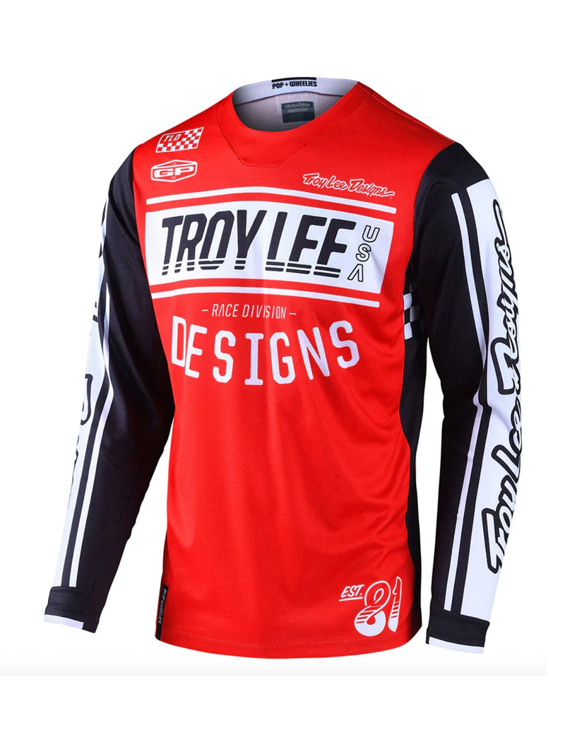 Troy Lee Designs Polera Gp Race 81 Roja - Rideshop