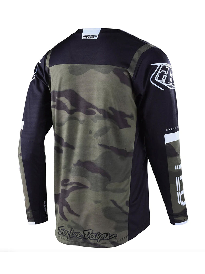 Troy Lee Designs Polera GP Brazen Camo Army Green - Rideshop