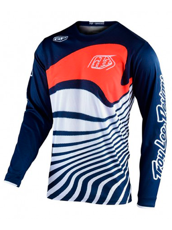 Polera Gp Drift Navy/Orange M Troy Lee Designs - Rideshop