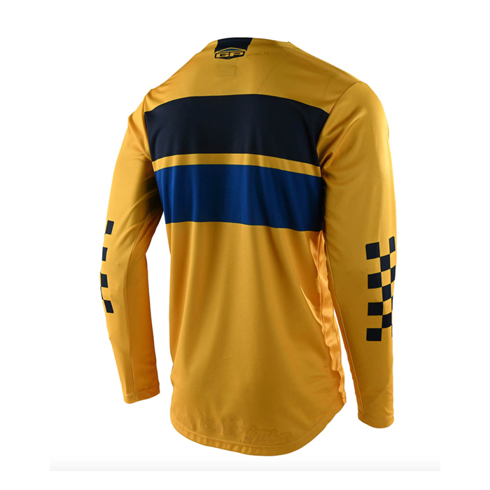 Troy Lee Designs Polera de Moto Gp Stripe Amarilla - Rideshop