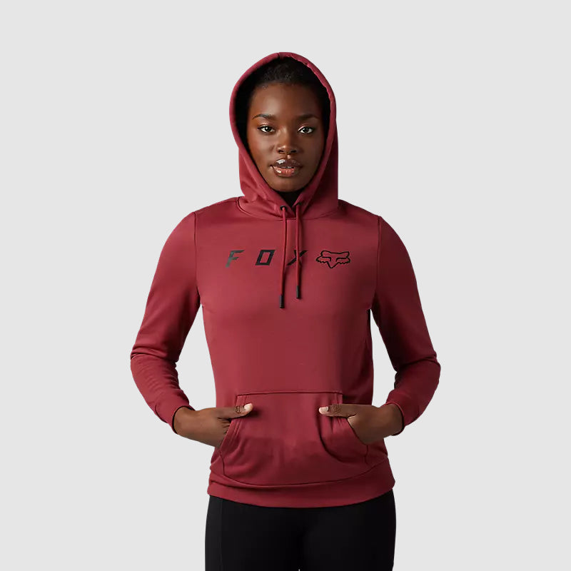 FOX Poleron Lifestyle Mujer Absolute con Capucha Rojo - Rideshop