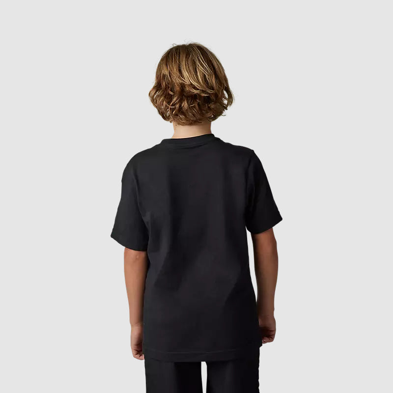 Polera Lifestyle Niño Shield Negro Fox - Rideshop