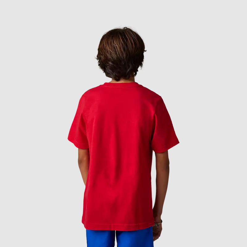 Polera Lifestyle Niño Shield Rojo Fox - Rideshop