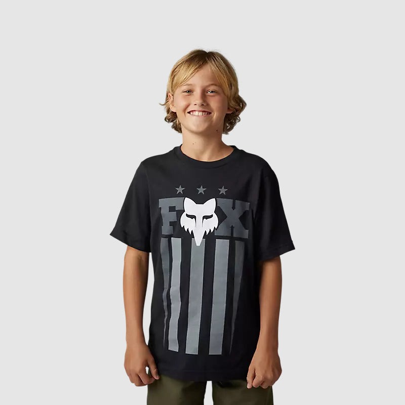 Polera Lifestyle Niño Unity Negro Fox - Rideshop