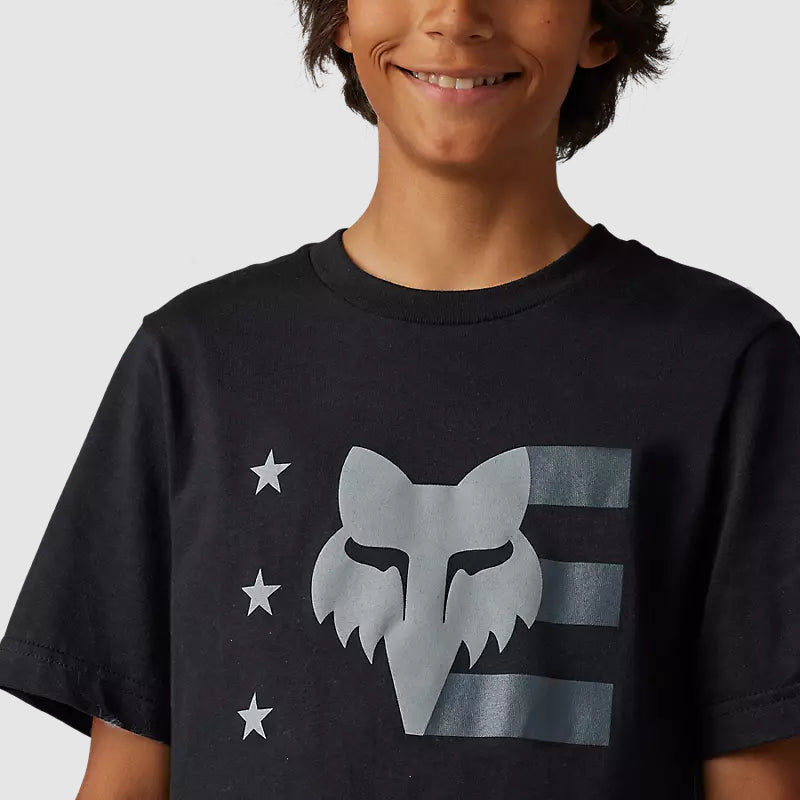 Polera Lifestyle Niño Unity II Negro Fox - Rideshop