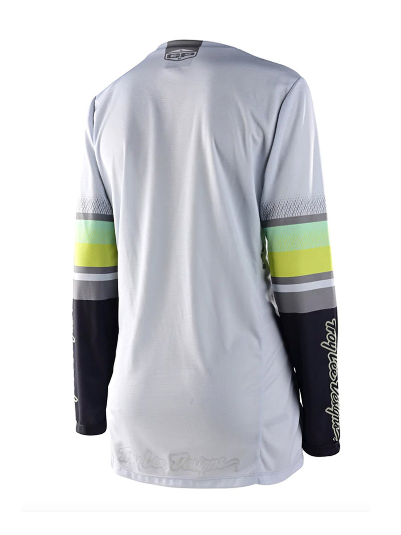 Troy Lee Designs Polera De Mujer GP Warped Blanca - Rideshop