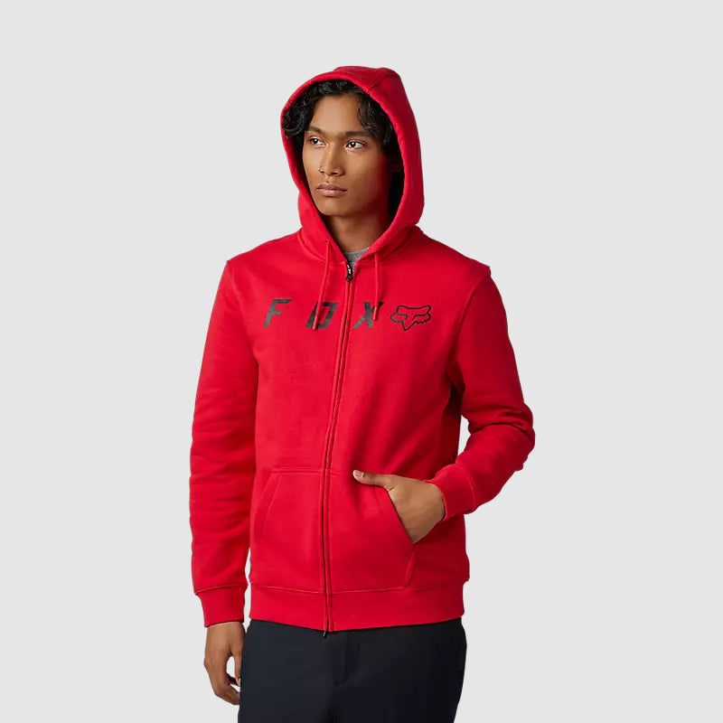 Poleron Lifestyle Absolute Zip Rojo Fox - Rideshop
