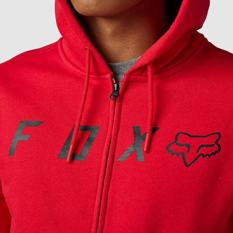 Poleron Lifestyle Absolute Zip Rojo Fox - Rideshop