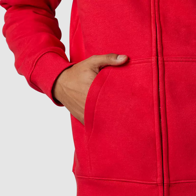 Poleron Lifestyle Absolute Zip Rojo Fox - Rideshop