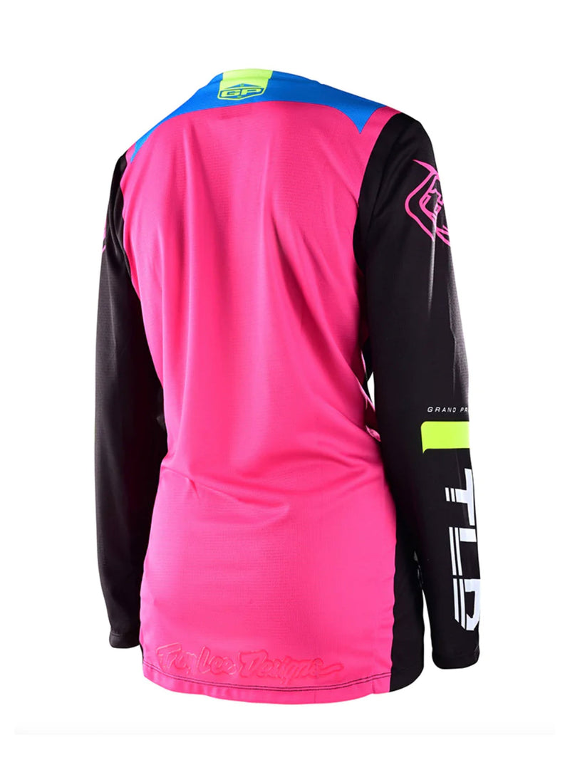 Troy Lee Designs Polera De Mujer GP Brazen Negra - Rideshop