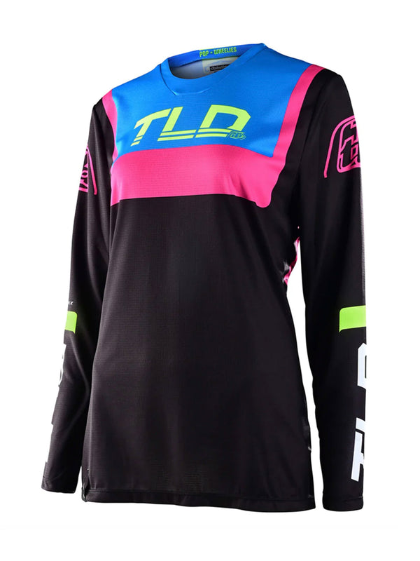 Troy Lee Designs Polera De Mujer GP Brazen Negra - Rideshop