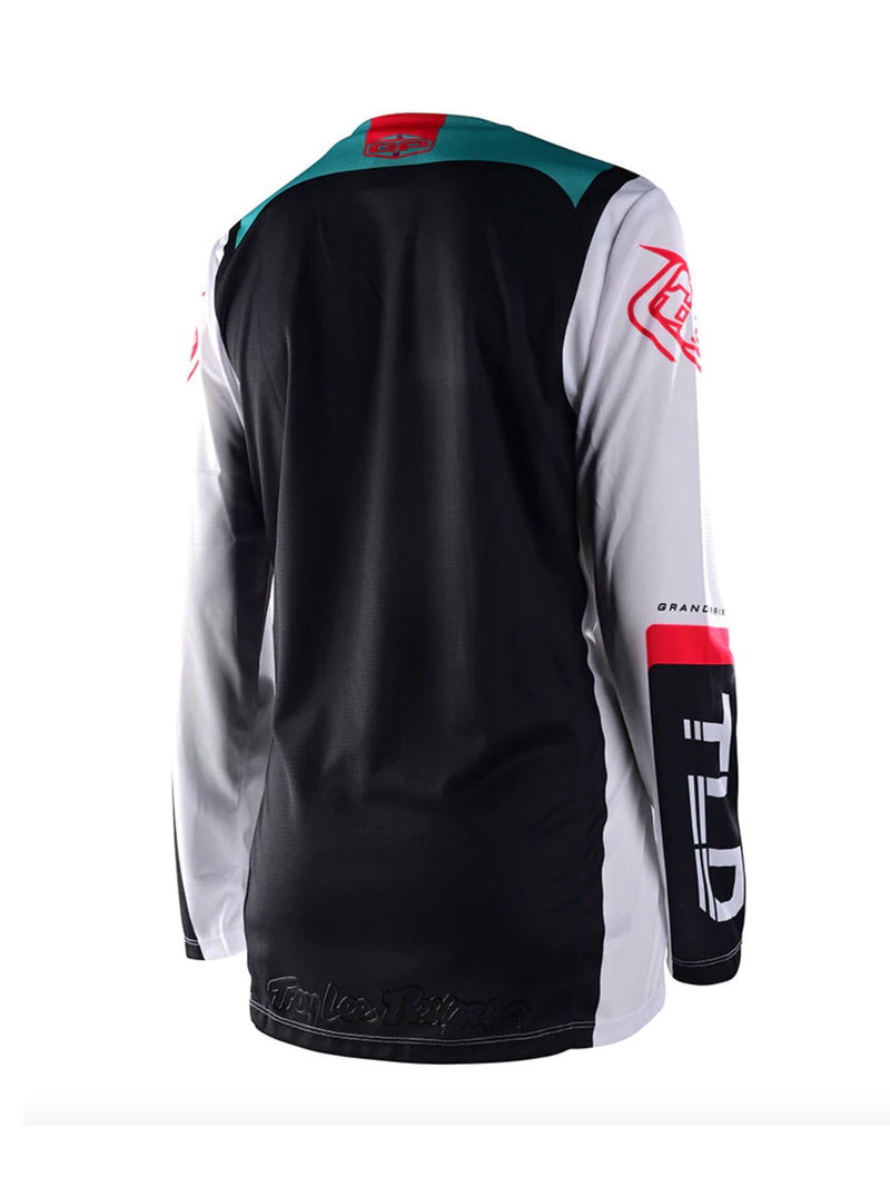 Troy Lee Designs Polera De Mujer GP Brazen Blanca - Rideshop