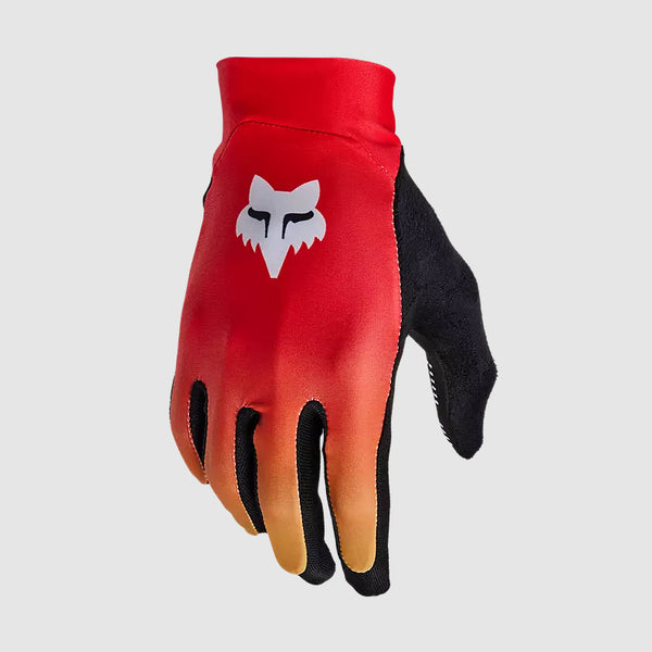 FOX Guantes Bicicleta Flexair Race Rojo/Naranjo/Negro - Rideshop