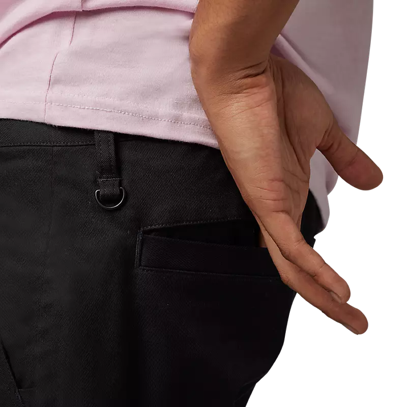 FOX Pantalon Lifestyle Essex Slim Elastico Negro - Rideshop