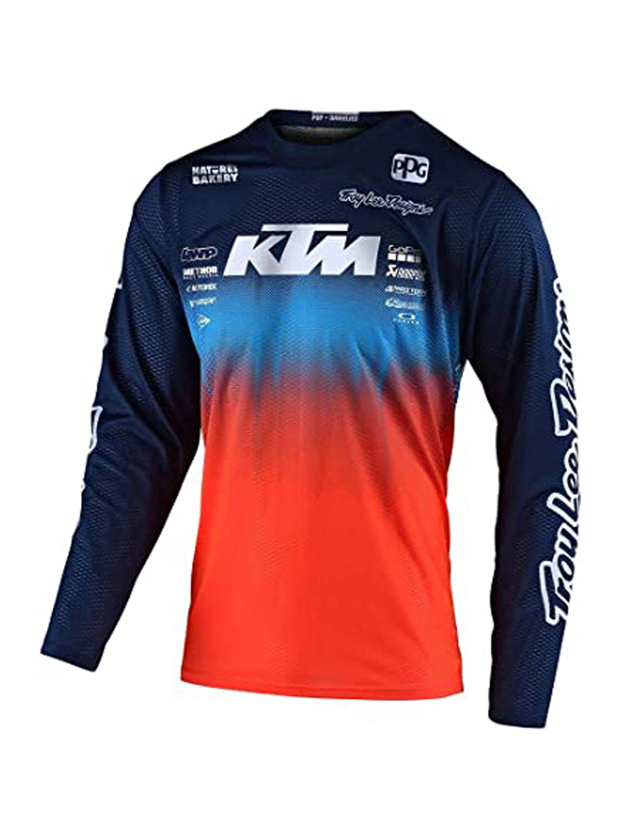 Troy Lee Designs Polera De Niño GP Staind Team Azul Oscuro / Naranjo - Rideshop